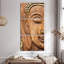 Bouddha en bois sculpté 3 pièces-92829584