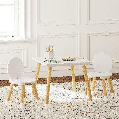 Ensemble de table de jeu et de chaises pour enfants Elisaveta