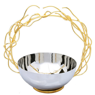 Mercer41 Bejou Stainless Steel Salad Bowl