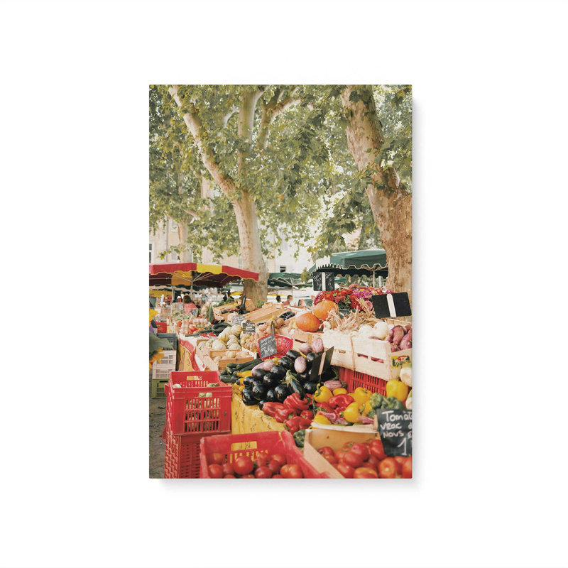 «Market Treasures», reproduction sur toile, Toile tendue, H 48 po x l 32 po x P 1,25 po