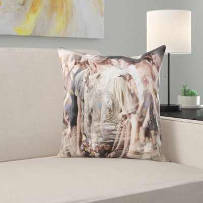 Microsuede Throw Pillow