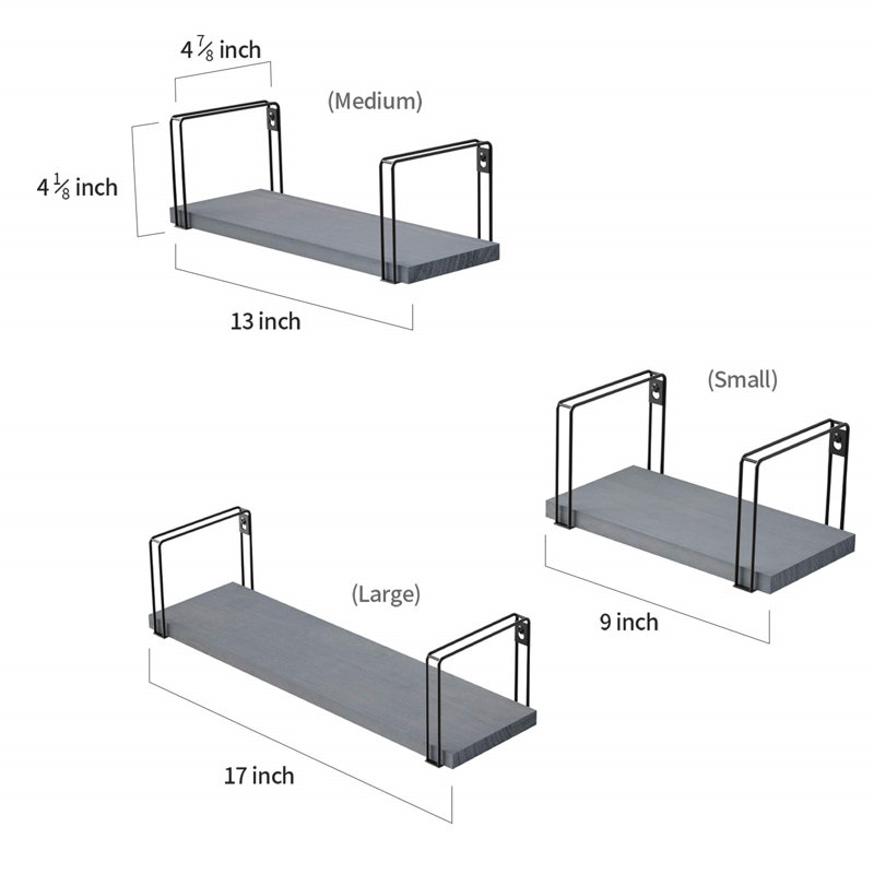 Jala 3 Piece Floating Shelf