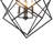 4 - Light Dimmable Geometric Chandelier