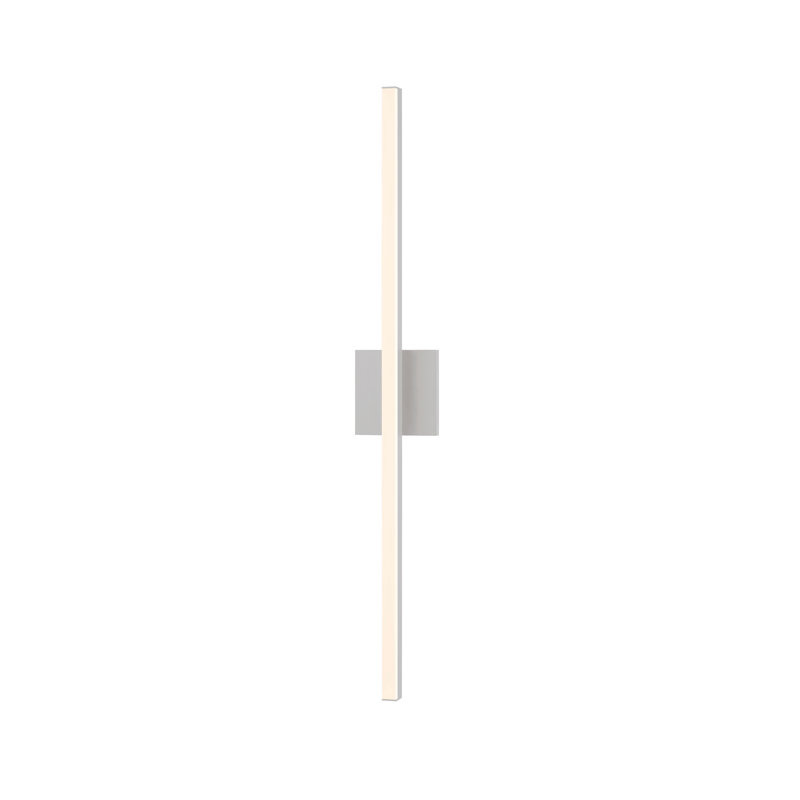 Bright Satin Aluminum Dimmable LED Vanity Light - 32"