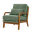 Chaise longue en bois massif-131146270