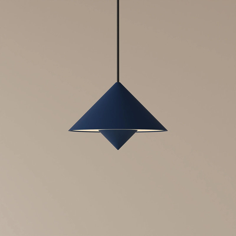 Jai Pendant Light, Black, Midnight, 11'' H x 9.84'' W x 9.84'' D