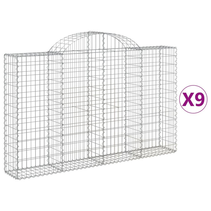 Briceida Silver Galvanised Iron, 140cm H x 200cm W x 30cm D