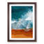Bilgola Beach in Australia in Abstract - Picture Frame Graphic Art Print-55685814-55685815