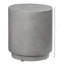 Table d'appoint ronde HOMcom, table d'appoint légère avec finition en béton, table de bout avec 4 pieds réglables pour intérieur, extérieur, gris foncé