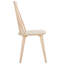 Chaise d'appoint en bois massif Rolde-753859117
