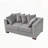 Upholstered Velvet Couch Sofa with Silver Nails Decoration-1377945866-1377945865-1377945861