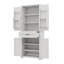 Armoire de rangement pour salle de bain avec portes et tiroir offrant un espace de rangement généreux-520555016