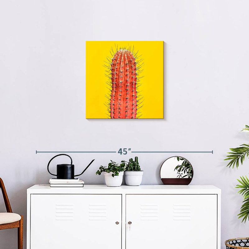 Cactus orange Harnek, H 20 po x l 20 po