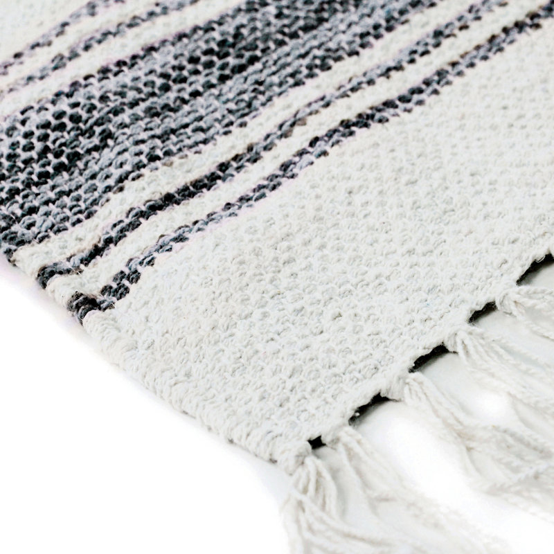 Neomi Striped Hand Woven Area Rug, Rectangle 160 x 230cm
