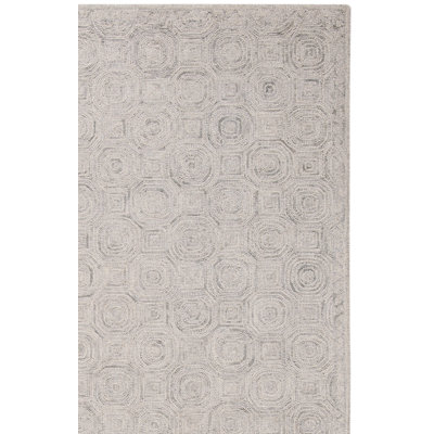 Geraint Hand Tufted Wool And Cotton With Latex Geometric Rug