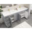 Ensemble de meuble-lavabo double 84 po Brower-660439418