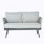 Causeuse et table en acier, gris-815597952-815597954