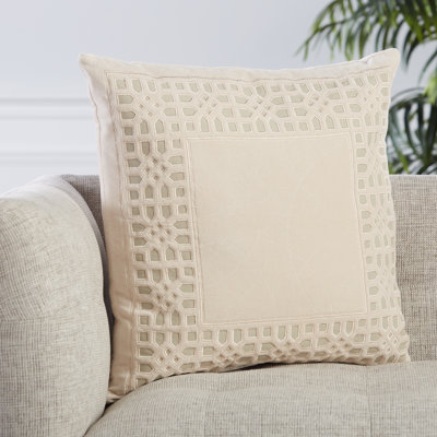 Azilane Geometric Cotton Pillow Cover