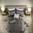 Elegant Queen Bedding Sets, Cotton Comfort Jacquard Design For Home