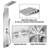 47.2'' Shower Panel with Adjustable Shower Head-54247403