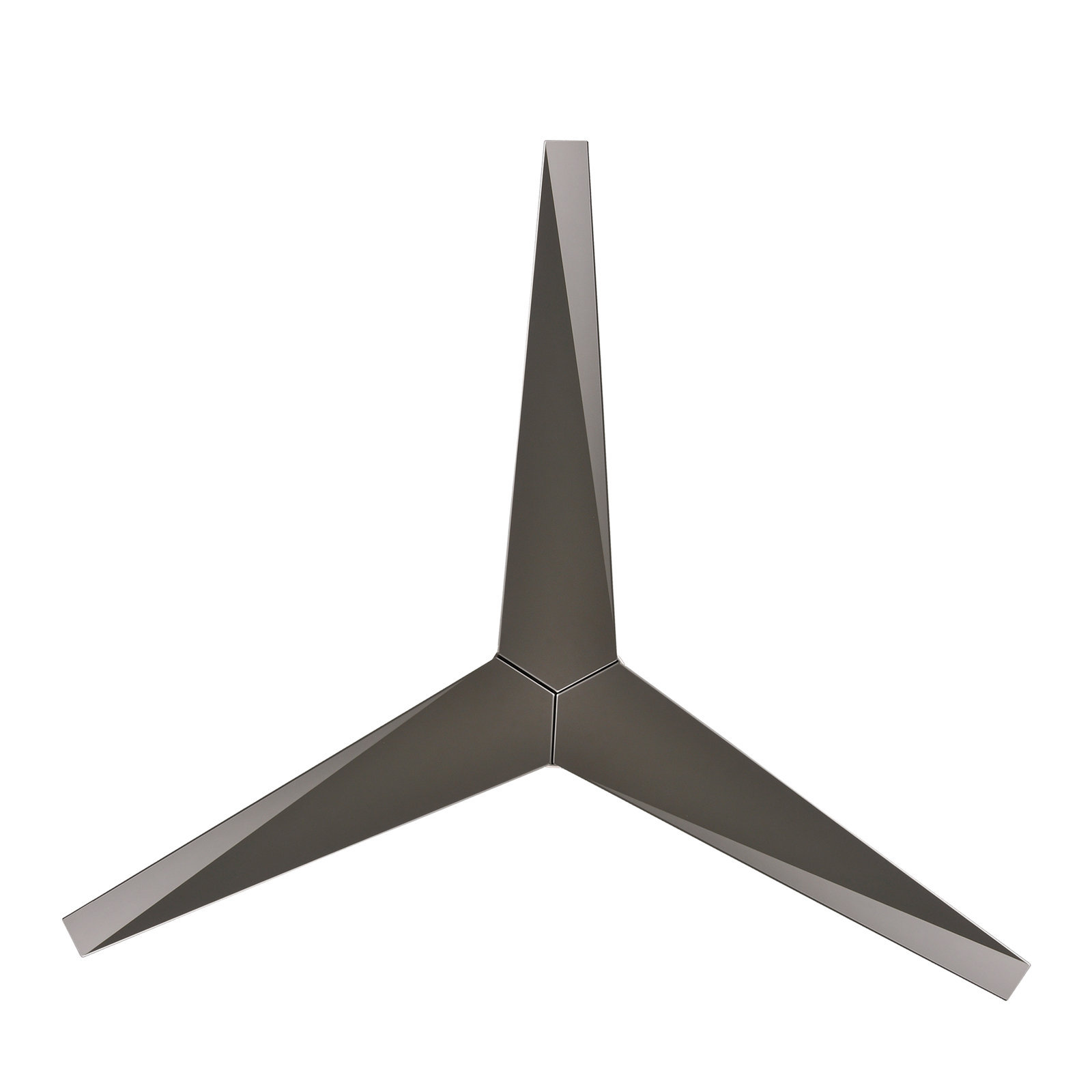 56'' 3 Blade Ceiling Fan, Old Oak Tone, Brushed Nickel