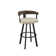 Drees Swivel Upholstered Counter & Bar Stool with Wood Backrest