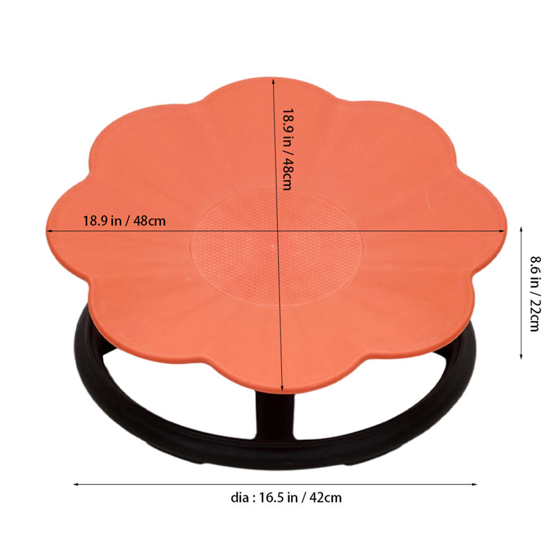 Children's Chair, Orange/Black