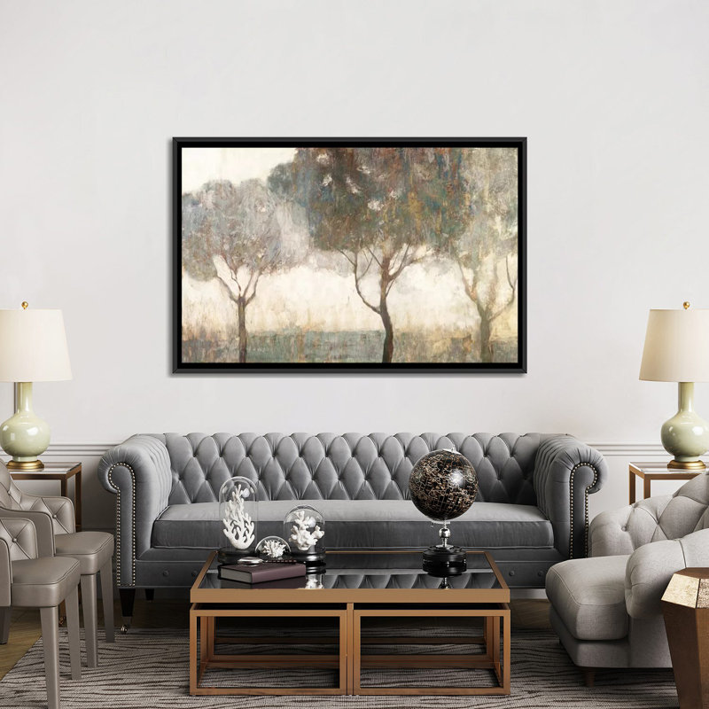 «Dawn» par Edward Selkirk - Estampe numérique sur toile tendue avec châssis, H 18 po x l 26 po x P 1,5 po, Pas de tapis