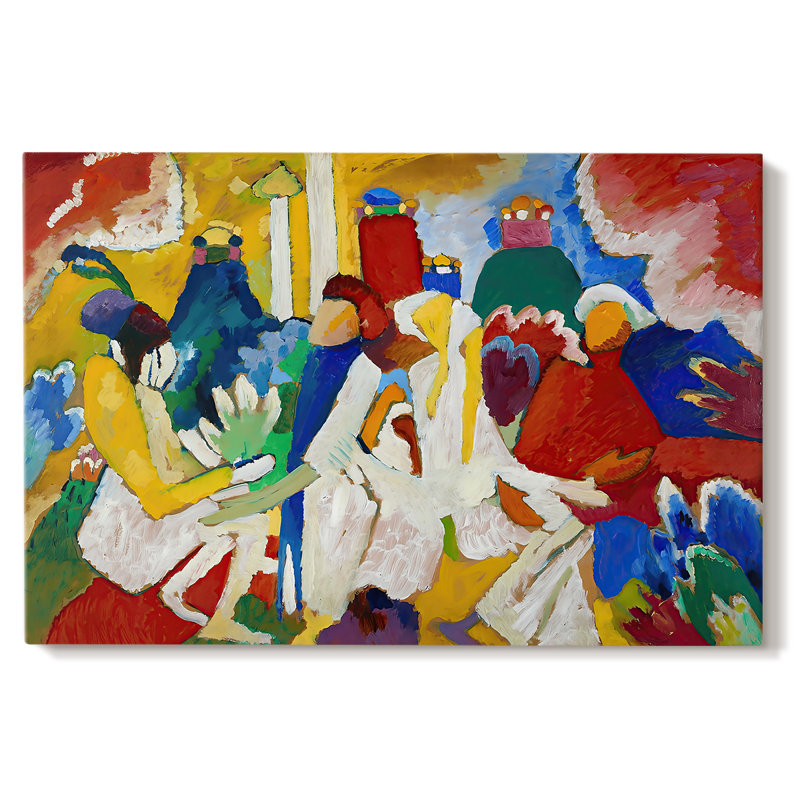 Improvisation 6 (African)-Wassily Kandinsky-Gallery Wrapped Canvas-1909, 40x60