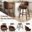 Tabourets de bar pivotants à 360 degrés avec repose-pieds (ensemble de 2)-1365344722-1365344725
