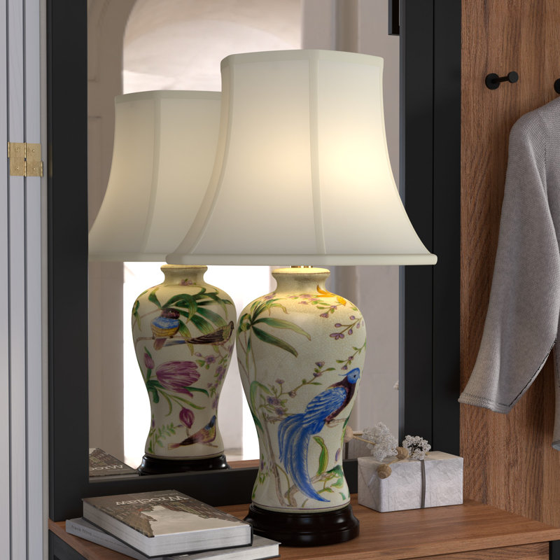 Floral  24.5" Table Lamp