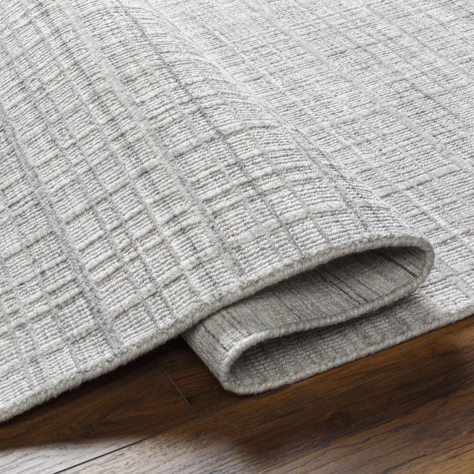 Iffie Hand-Woven Abstract Rug, Rectangle 8' x 10'