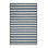 Machine Washable Horizontal Stripes Gray Area Rug
