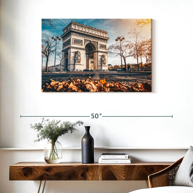Ravi The Arc De Triomphe, 24" H x 36" W