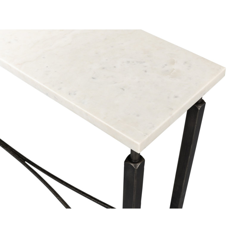 Mykos 61'' W Marble Console Table
