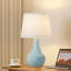 Lampe de chevet en céramique 19,5 po avec interrupteur à douille-1930617104
