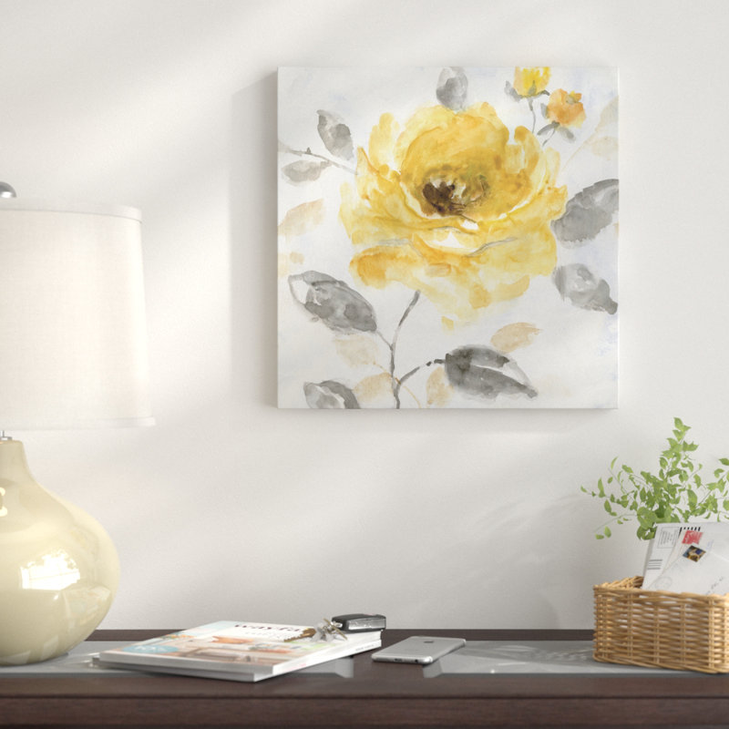 Miel rose I - reproduction sur toile, H 16 po x l 16 po x P 1,5 po, Toile tendue