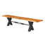 Iron Label Solid Wood Bench-46777406-47500967