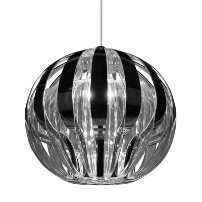 Kristofer 26cm H Plastic Round Pendant Shade ( Clip On )