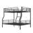 Full XL Over Queen-Sized Metal Bunk Bed-1688565253