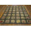 Tapis crocheté antique en laine et coton