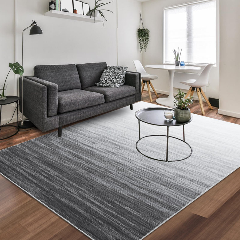 10x13 Rug Washable Rug Non Slip Rug Modern Ombre Rug Contemporary Gradient Rug Carpet for Bedroom Office, Rectangle 10' x 13'