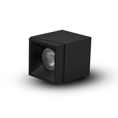 Node 3.25-in Square Integrated LED ETL Certified Surface Mounted Downlight, Beam Angle 33