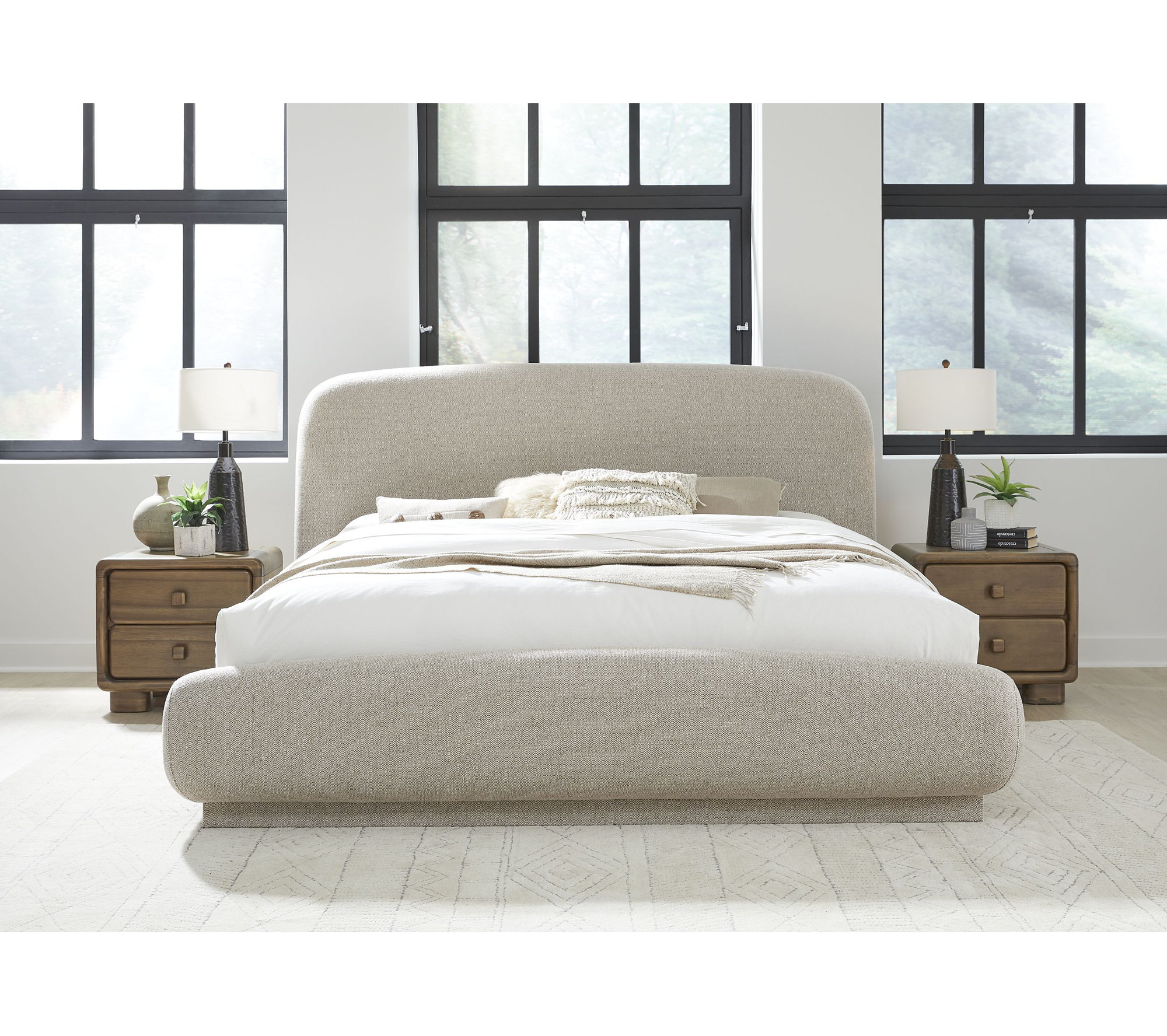 AllModern Tirimbina Upholstered Platform Bed