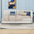 Upholstered Twin Size Daybed with Trundle-94909574