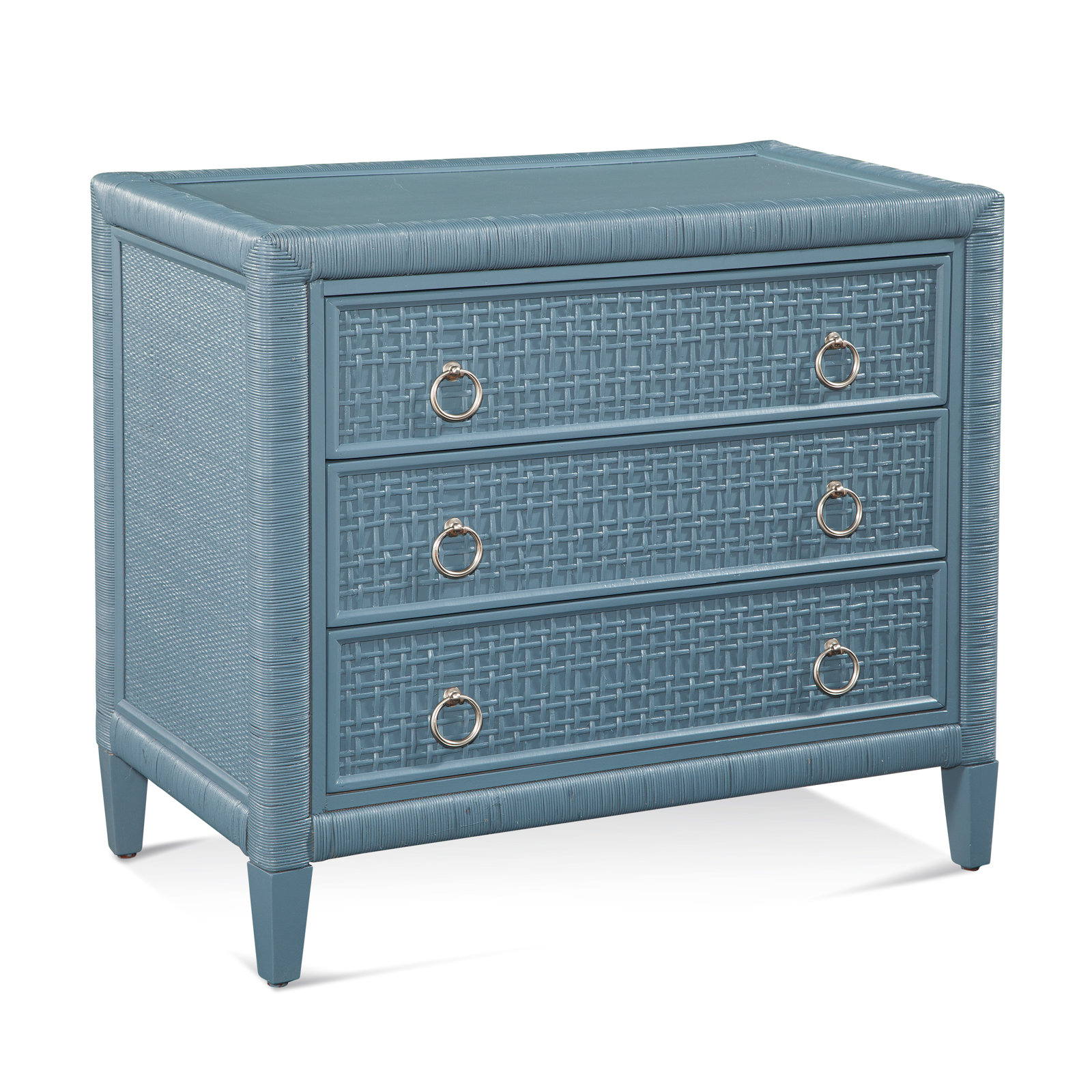Monterey 3 Drawer 36" W Dresser, No, Satin Nickel, Pacific