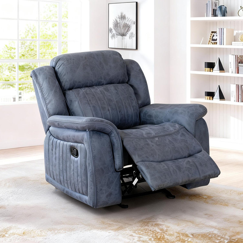 Fauteuil oscillant inclinable 42,12 po Comfort Glide, Gris