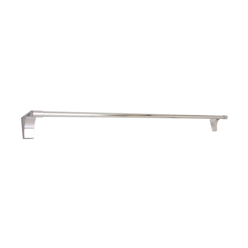 Luna Wall Mounted Towel Bar, Polished Chrome