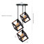 Averie 3 - Light Black Pendant