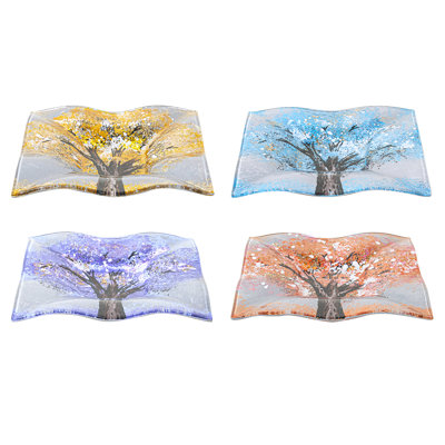 Tamica Glass Decorative Plate